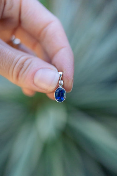 Kyanite Faceted Pendant